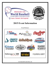 2015 Event Information