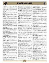 Medical Glossary