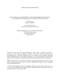 Nber Working Paper Series