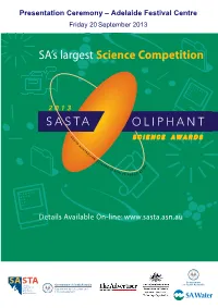 SA's Largest Science Competition