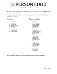 Senators Representatives