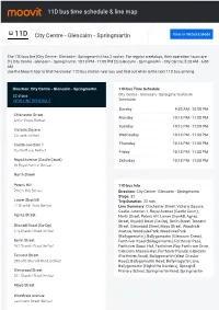 11D Bus Time Schedule & Line Route