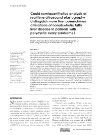 Could Semiquantitative Analysis Of