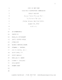 Hearing Transcript