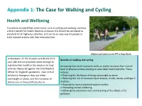 The Case for Walking and Cycling