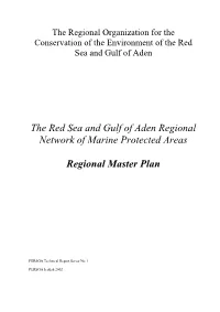 The Red Sea and Gulf of Aden Regional Network of Marine Protected Areas