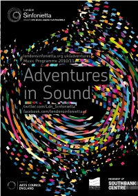 Adventures in Sound