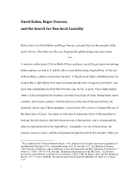 David Bohn, Roger Penrose, and the Search for Non-Local Causality