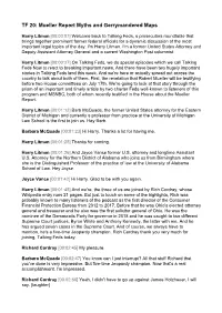 Mueller Report Myths and Gerrymandered Maps