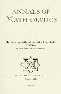On the Ergodicity of Partially Hyperbolic Systems