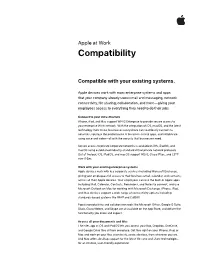 Apple at Work Compatibility