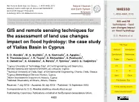 GIS and RS Techniques -- Land Use Changes Impact on Flood Hydrology