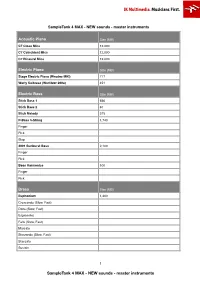 Sampletank 4 MAX - NEW Sounds - Master Instruments
