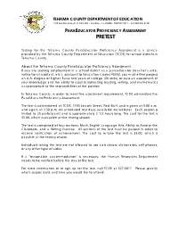 Aide Pre-Testinstructions.Pdf