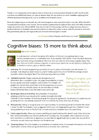 Cognitive Biases: 15 More to Think About