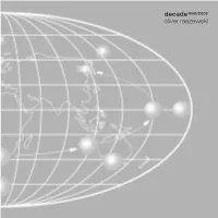 Decadetm®/2002 Oliver Raszewski 3 1