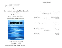 Old Dominion University Wind Ensemble: Deep Blue