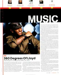 360 Degrees of Lloyd It ") and Nelly ( "Lose Control ")