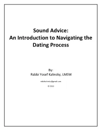 An Introduction to Navigating the Dating Process