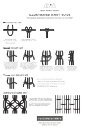 Illustrated Knot Guide *Visit Youtube.Com/Mosspointsnorth for Videos of Each Knot*