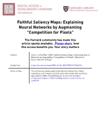 Faithful Saliency Maps: Explaining Neural Networks by Augmenting "Competition for Pixels"