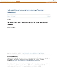A Response to Adams in the Augustinian Tradition