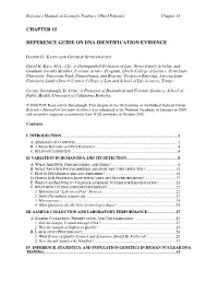 Chapter 15 Reference Guide on Dna Identification
