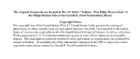 Indians - Pine Ridge Reservation” of the Philip Buchen Files at the Gerald R