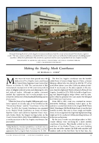 Making the Stanley Mosk Courthouse by Michael L