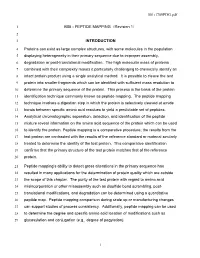 Peptide Mapping (Revision 1)