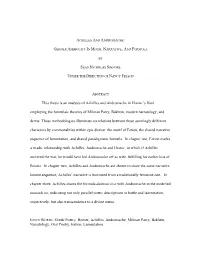 This Thesis Is an Analysis of Achilles and Andromache in Homer's Iliad