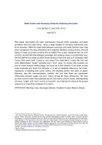 Twin Crises: from Debt to Bank Crises and Vice Versa