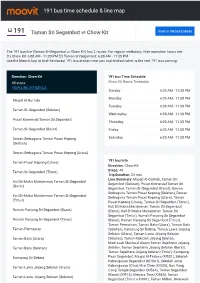 191 Bus Time Schedule & Line Route