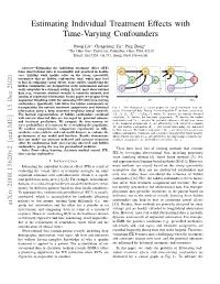 Estimating Individual Treatment Effects with Time-Varying Confounders