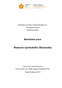 Romové Východního Slovenska