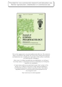 This Article Appeared in a Journal Published by Elsevier. the Attached