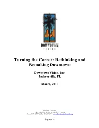 Turning the Corner: Rethinking and Remaking Downtown