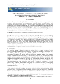 Vietnamese Female Spouses' Language Use Patterns in Self Initiated Admonishment Sequences in Bilingual Taiwanese Families* L