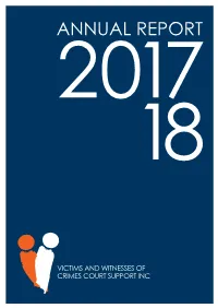 VWCCS Annual Report 2017-2018