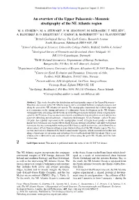 An Overview of the Upper Palaeozoic–Mesozoic Stratigraphy of the NE Atlantic Region