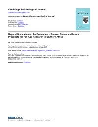 Cambridge Archaeological Journal Beyond Static