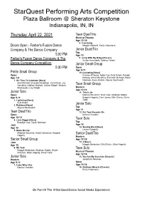 Competition Program!