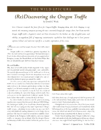 Discovering the Oregon Truffle by David C