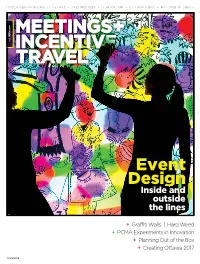 Event Design Inside and Outside the Lines
