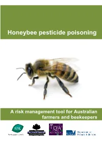 Honeybee Pesticide Poisoning