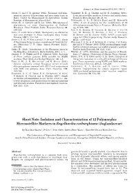 Isolation and Characterization of 12 Polymorphic Microsatellite Markers in Engelhardia Roxburghiana (Juglandaceae)