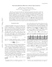 Non-Renormalization Theorems Without Supersymmetry