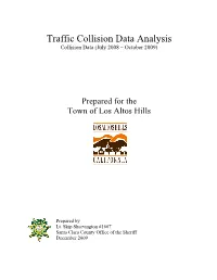 Traffic Collision Data Analysis Collision Data (July 2008 – October 2009)