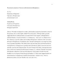 1 the Phonetic Properties of the Non-Modal Phonation In
