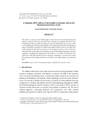 A Dynamic MST-Deltacovar Model of Systemic Risk in the European Insurance Sector